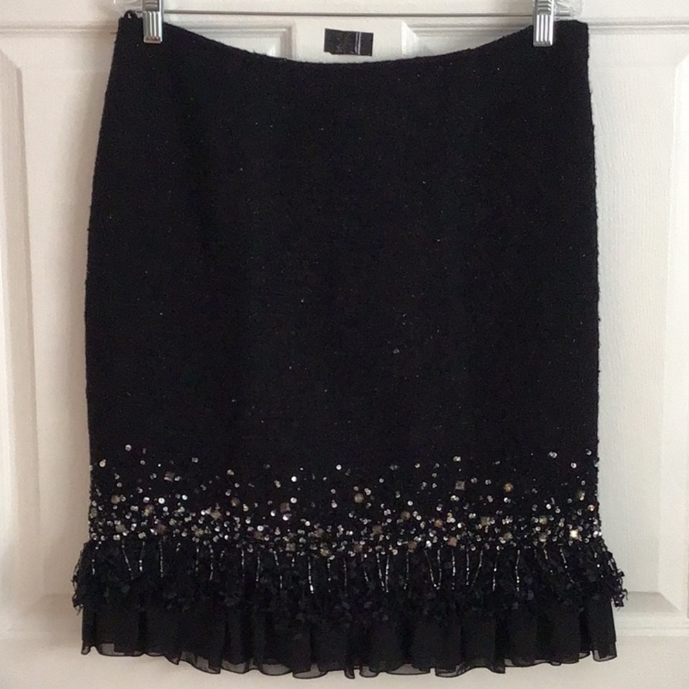 💥💥LAFAYETTE 148 NEW YORK 💥💥.               WOOL BLEND TIER SKIRT